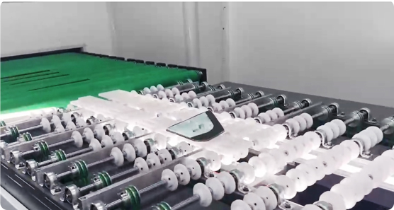 Tionscadail: línéar priontála scáileáin do ghloine fhótavoltach