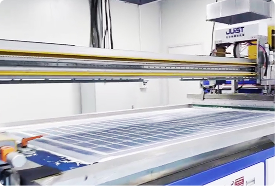 Tionscadail: Línéir priontála scáileáin 4-dath le haghaidh gloine fearais